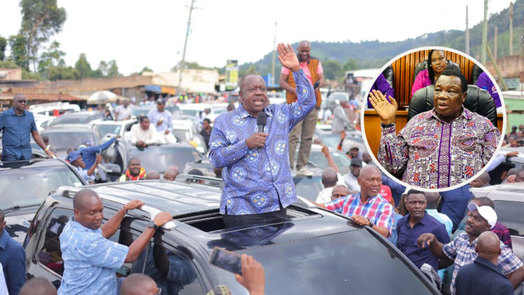 Photo Grid | Fred Matiang'i and COTU SG Francis Atwoli